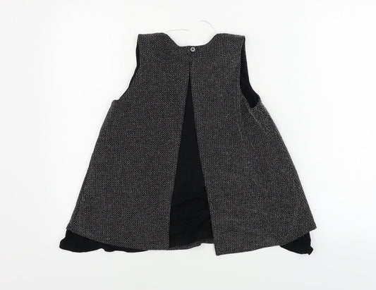 F&F  Girls Grey   Basic Blouse Size 12-13 Years