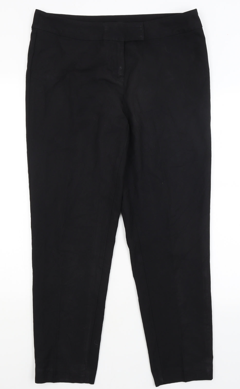 George Womens Black   Trousers  Size 14 L27.5 in