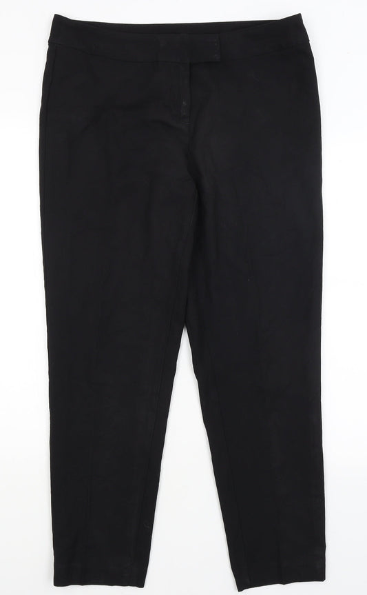 George Womens Black   Trousers  Size 14 L27.5 in