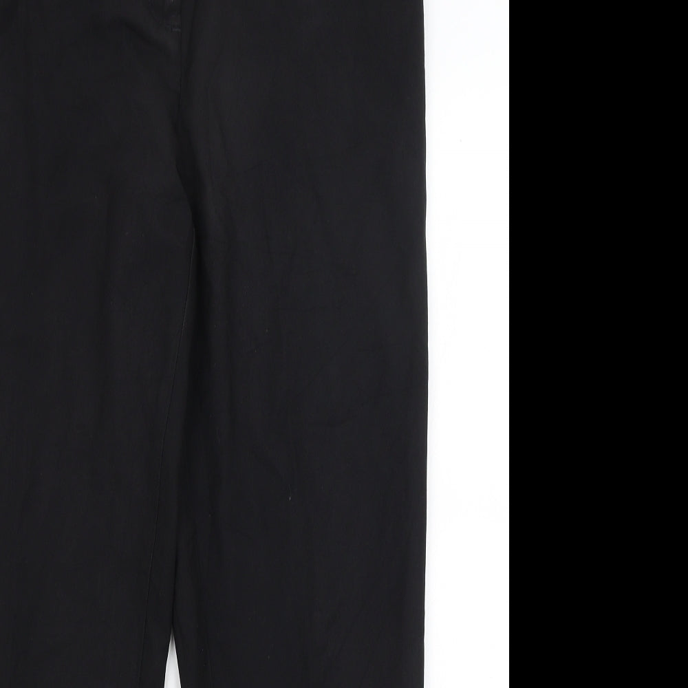 George Womens Black   Trousers  Size 14 L27.5 in