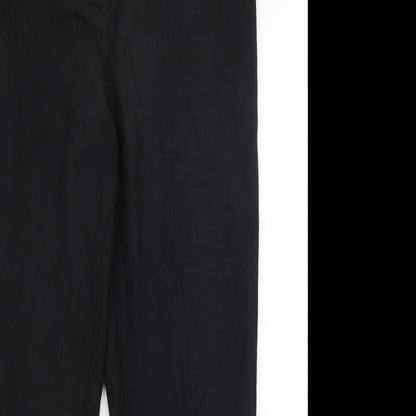 George Womens Black   Trousers  Size 14 L27.5 in