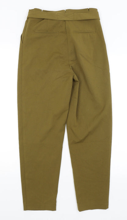 Topshpo Womens Green   Trousers  Size 6 L25 in