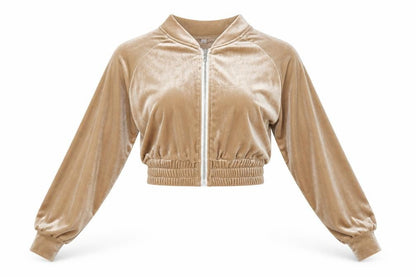 Womens UK Size S Preworn Gold Full Zip Jumper