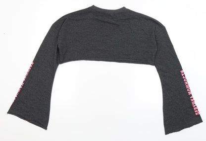 Womens UK Size 8 Missguided Grey Pullover Jumper