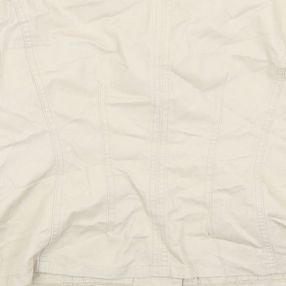 Todays Woman Womens Beige   Jacket  Size 14