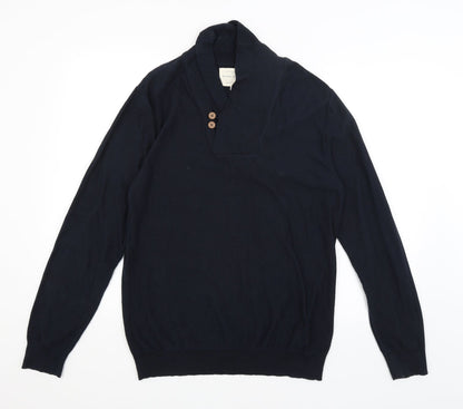 River Island Mens Blue   Pullover Jumper Size M