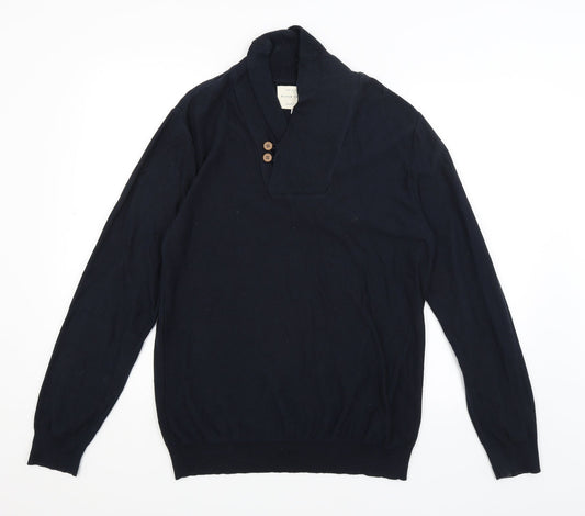 River Island Mens Blue   Pullover Jumper Size M