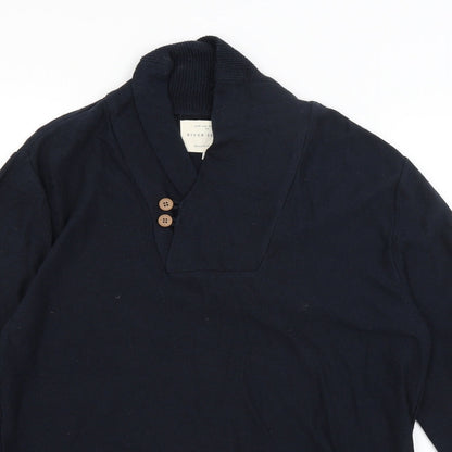 River Island Mens Blue   Pullover Jumper Size M