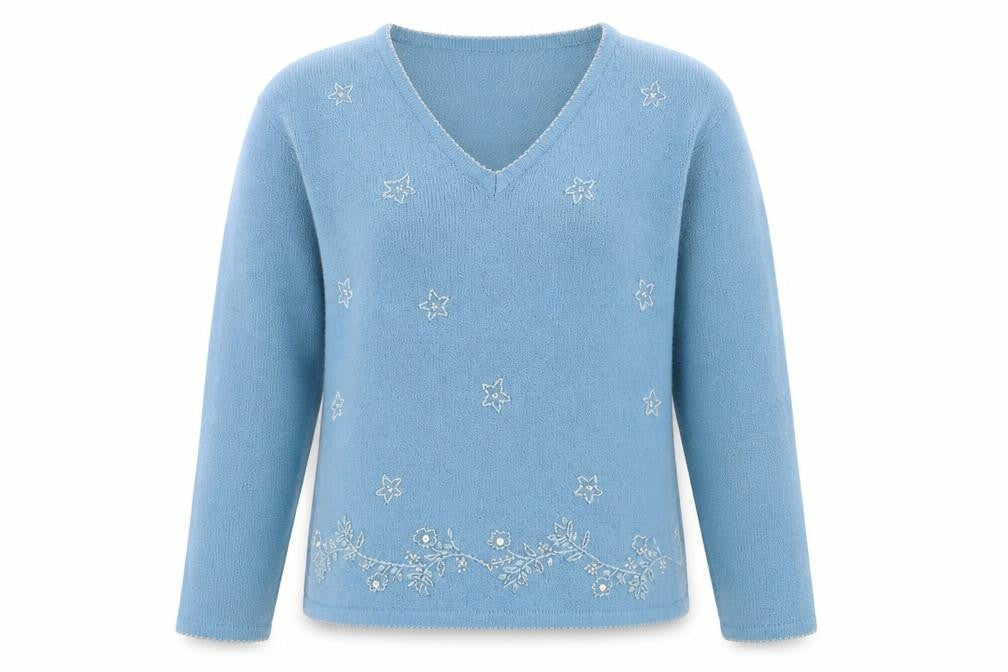 Bonmarché Womens Blue Pullover Jumper Size S