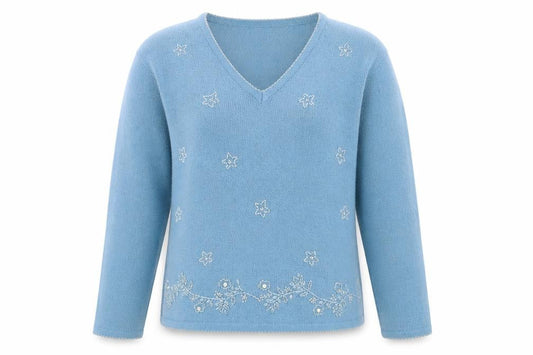 Womens UK Size S Bonmarche Blue Pullover Jumper