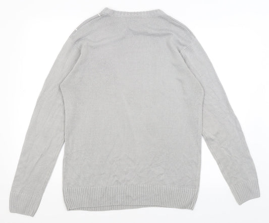 River Trader Womens Grey   Pullover Jumper Size S