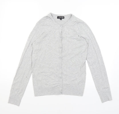 Womens UK Size 12 Collection Grey Cardigan Jumper