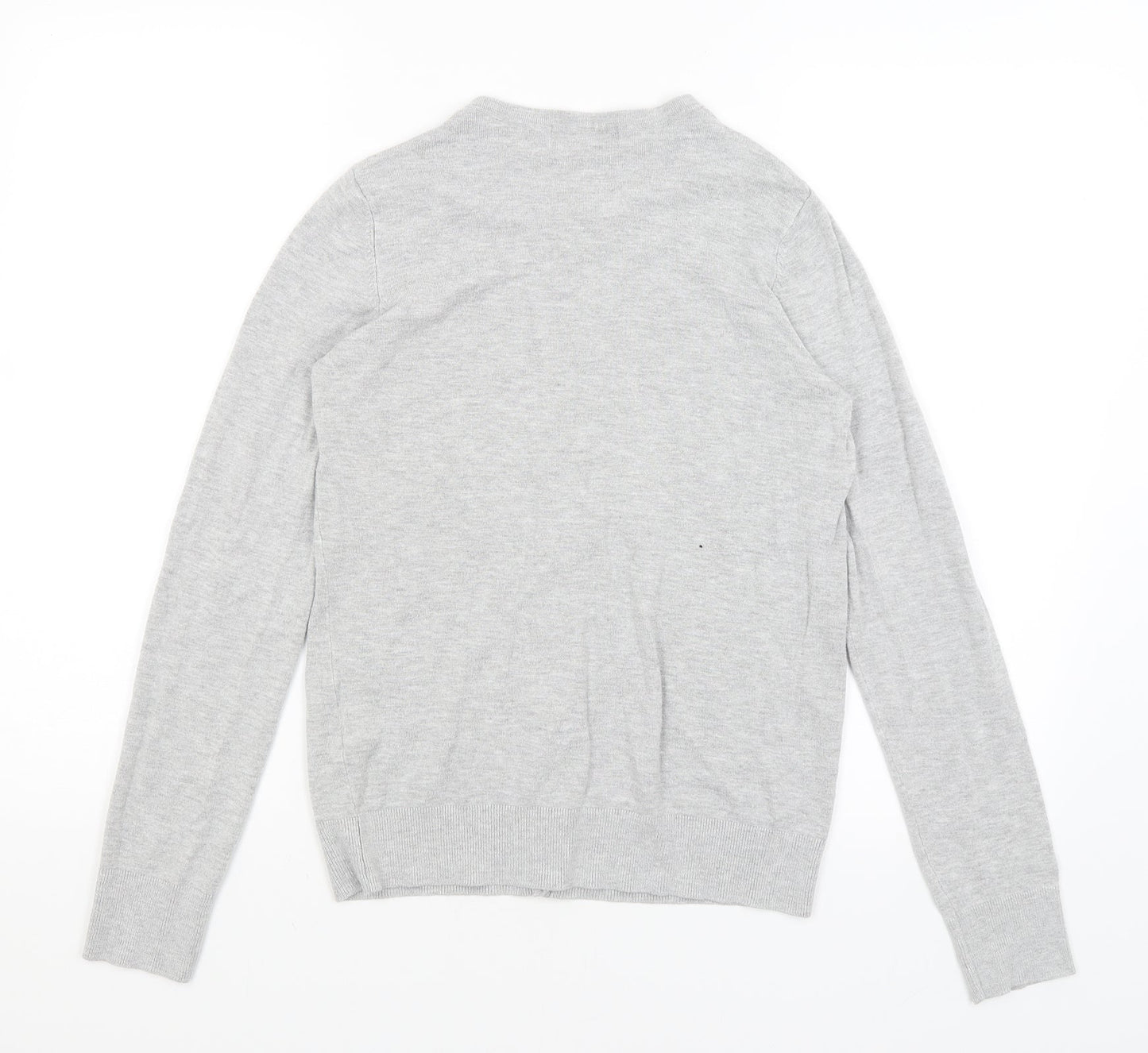 Womens UK Size 12 Collection Grey Cardigan Jumper