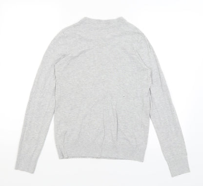 Womens UK Size 12 Collection Grey Cardigan Jumper