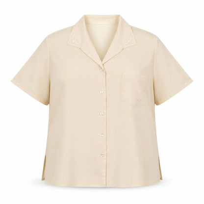 Womens UK Size 16 Slimma Pink Basic Button-Up