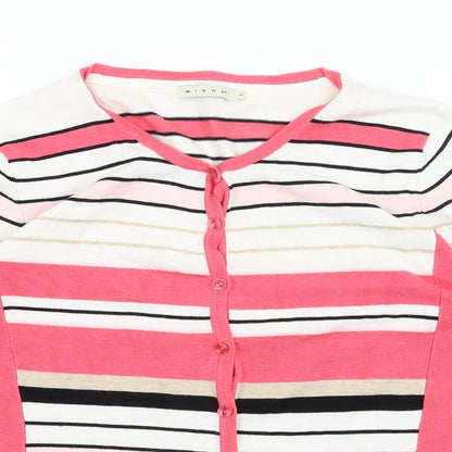 Womens UK Size L Micha Pink Cardigan Jumper