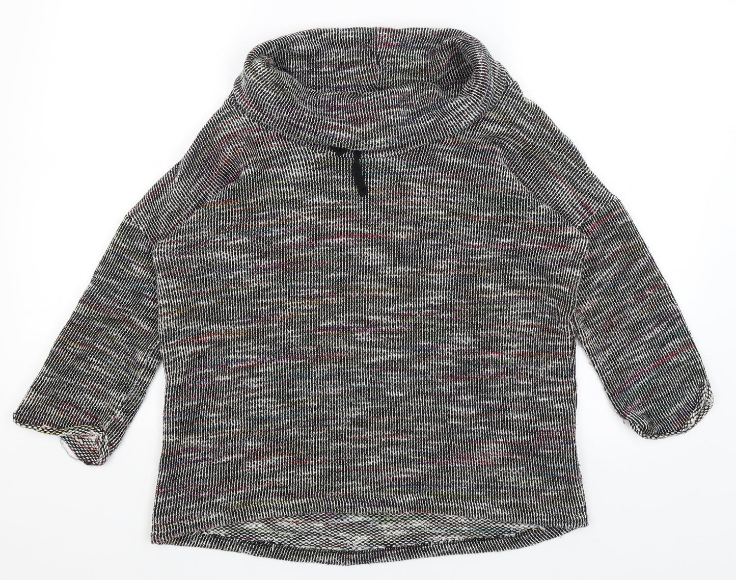 Womens UK Size 12 Peacocks Black Pullover Jumper