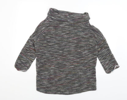 Womens UK Size 12 Peacocks Black Pullover Jumper