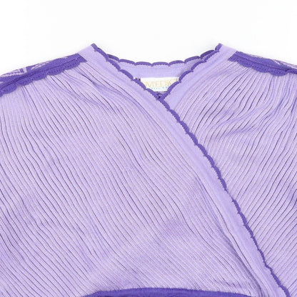 Meici Womens Purple   Pullover Jumper Size 16