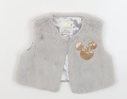 Disney Baby Grey   Vest Jumper Size 6-9 Months