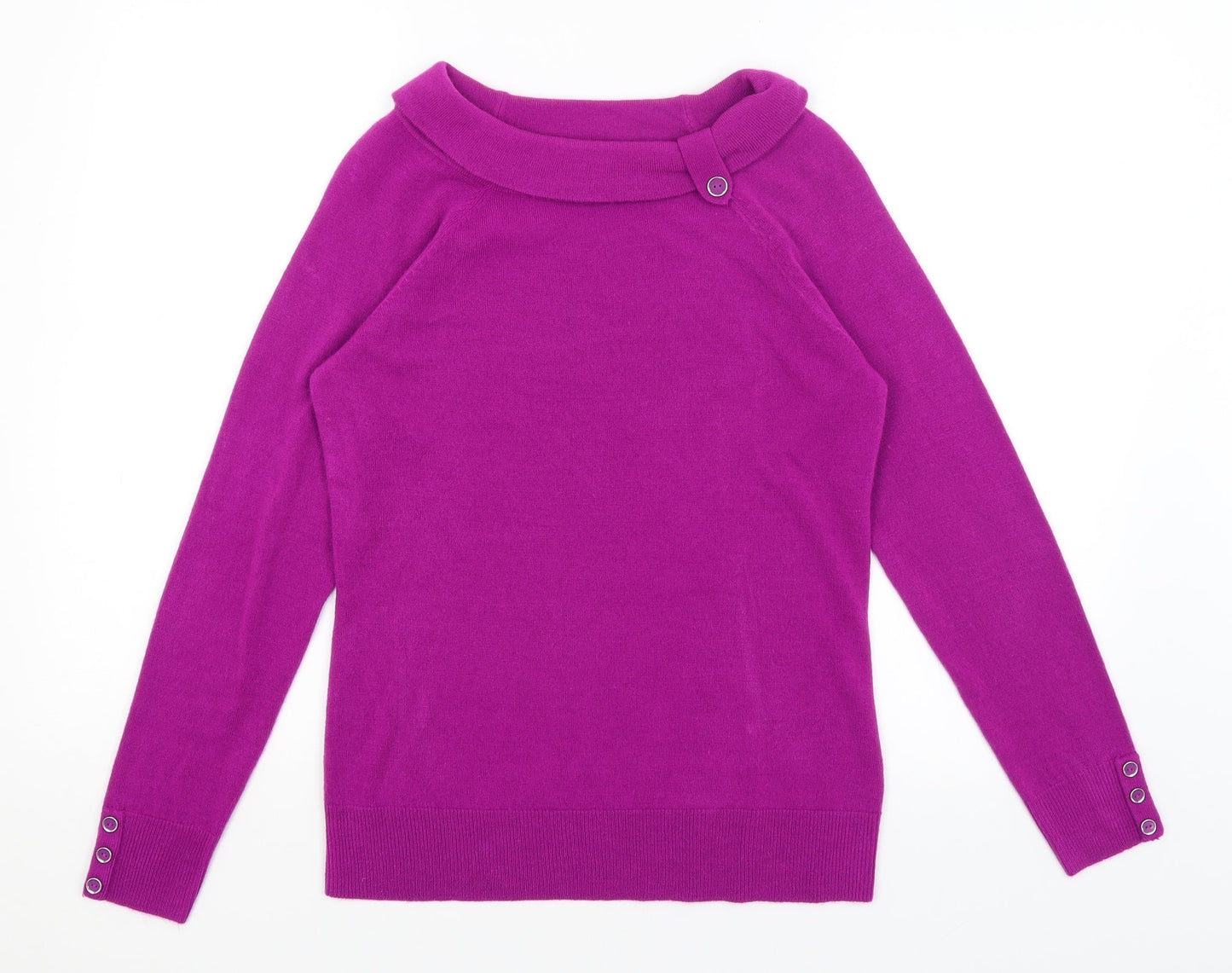 Womens UK Size 10 BHS Purple Pullover Jumper