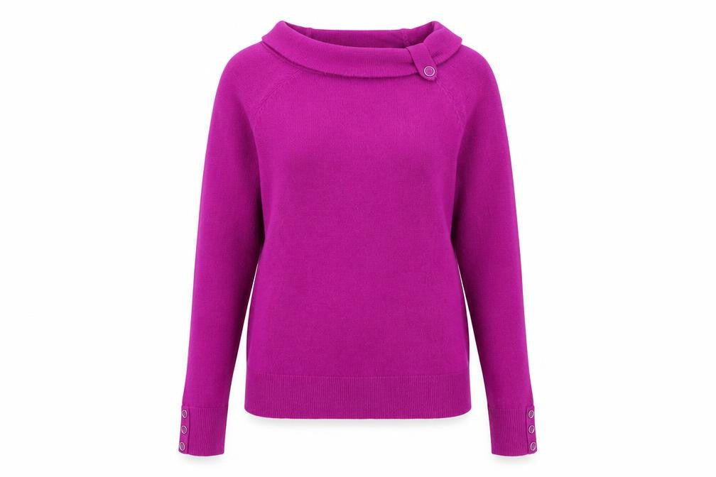 Womens UK Size 10 BHS Purple Pullover Jumper