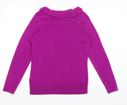 Womens UK Size 10 BHS Purple Pullover Jumper