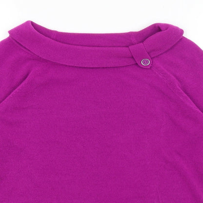 Womens UK Size 10 BHS Purple Pullover Jumper