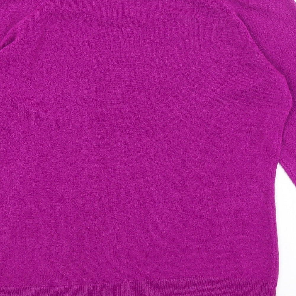 Womens UK Size 10 BHS Purple Pullover Jumper