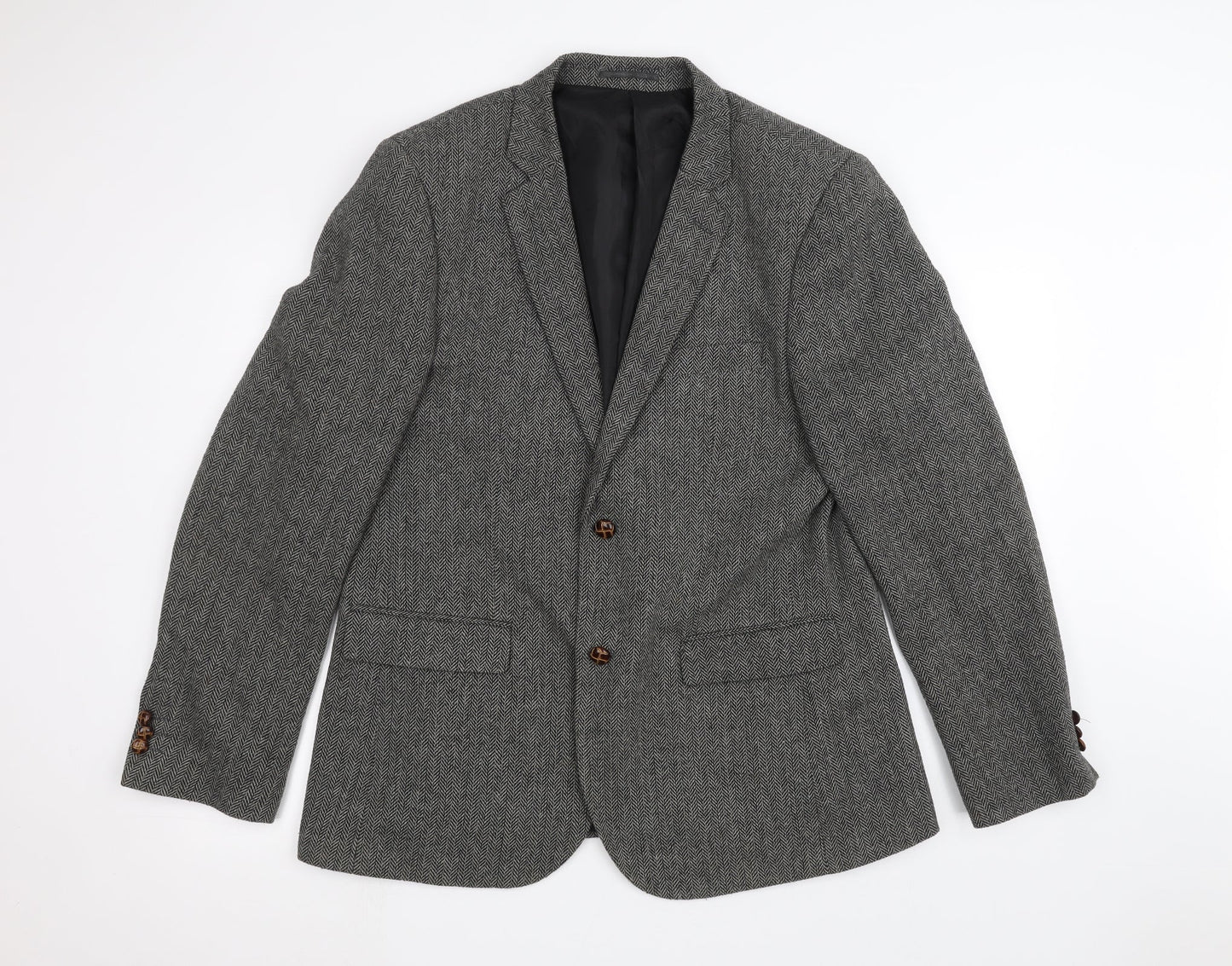 Mens UK Size 42 New Look Regular Grey Suit Jacket