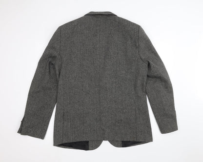 Mens UK Size 42 New Look Regular Grey Suit Jacket