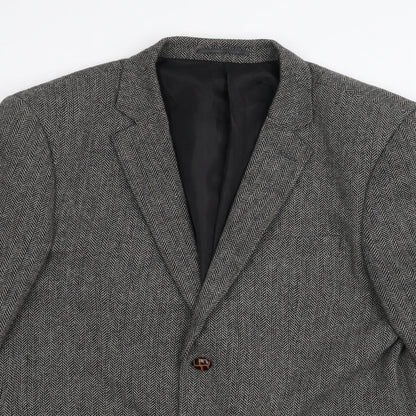 Mens UK Size 42 New Look Regular Grey Suit Jacket