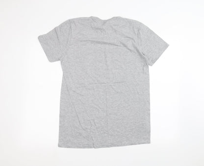 Womens UK Size M Gilden Grey Basic T-Shirt