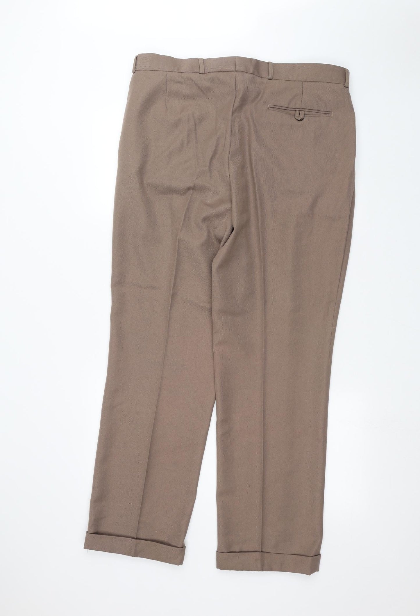 PREMIER MAN  Mens Brown   Trousers  Size 36 in L29 in