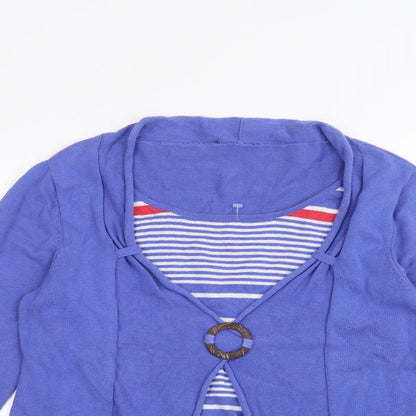 Preworn Womens Blue   Basic T-Shirt Size S