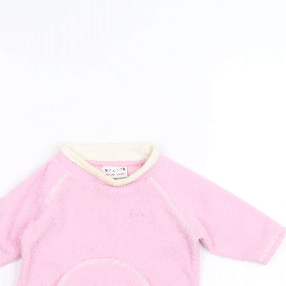 Next Baby Pink   Pullover Jumper Size 3-6 Months