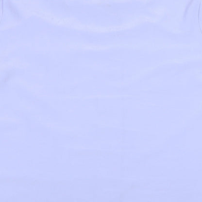 Womens UK Size 16 Lauren Duvar Blue Basic Button-Up