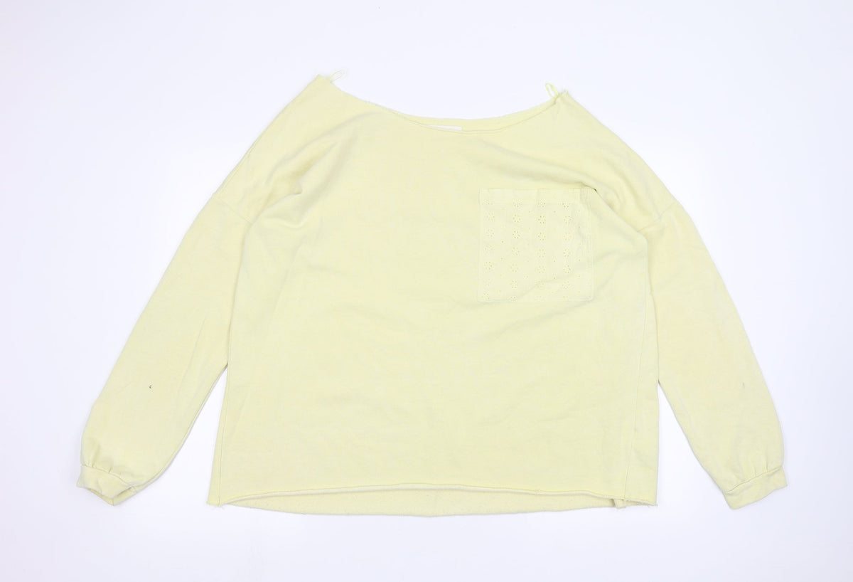 nextt Womens Yellow   Pullover Jumper Size L