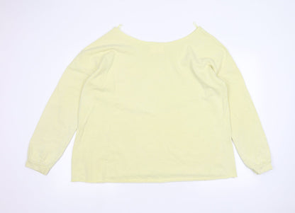 nextt Womens Yellow   Pullover Jumper Size L