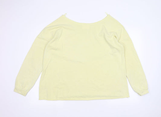 nextt Womens Yellow   Pullover Jumper Size L