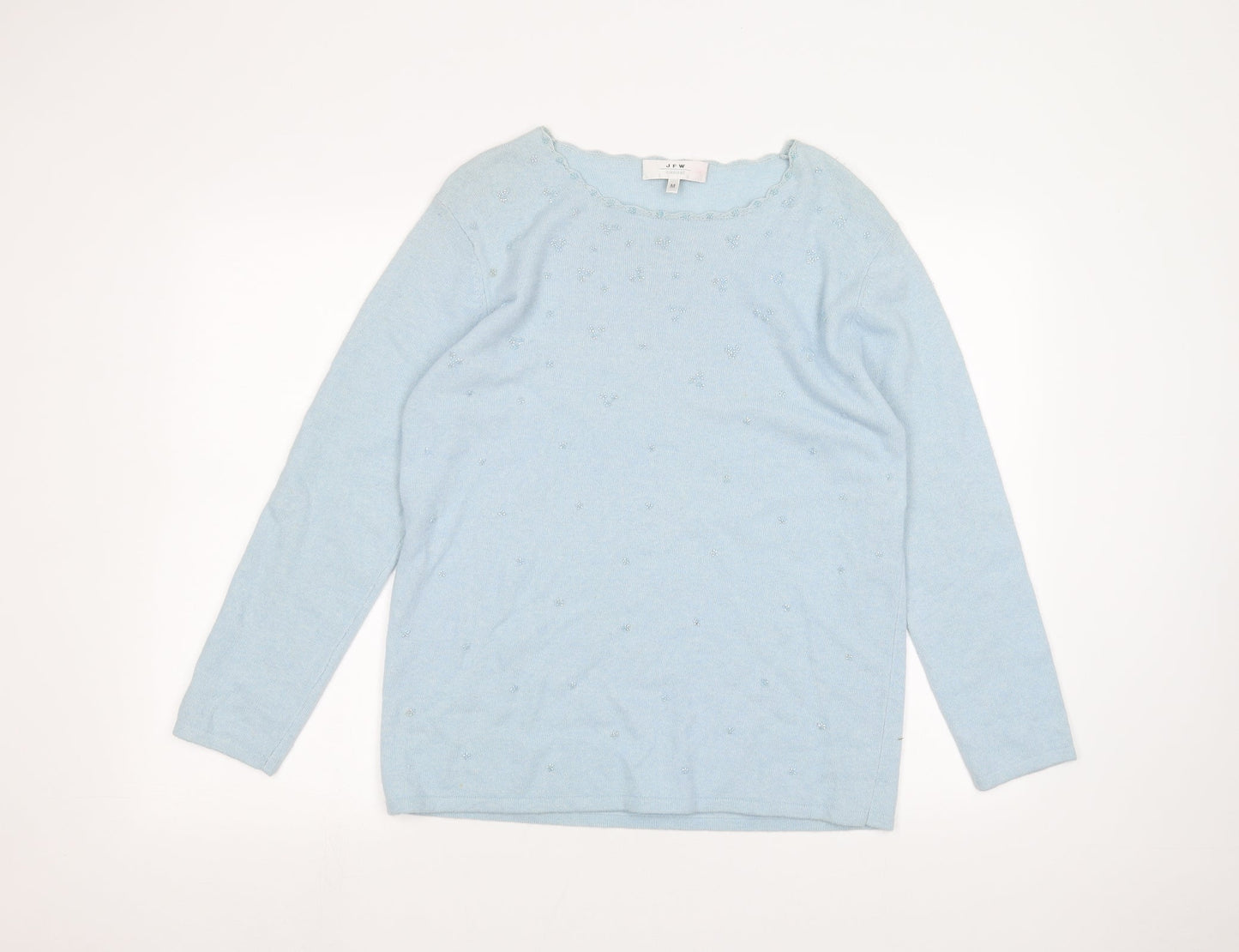 Womens UK Size M JFW Blue Pullover Jumper