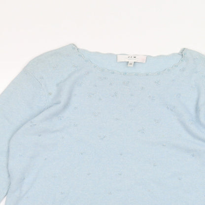 Womens UK Size M JFW Blue Pullover Jumper