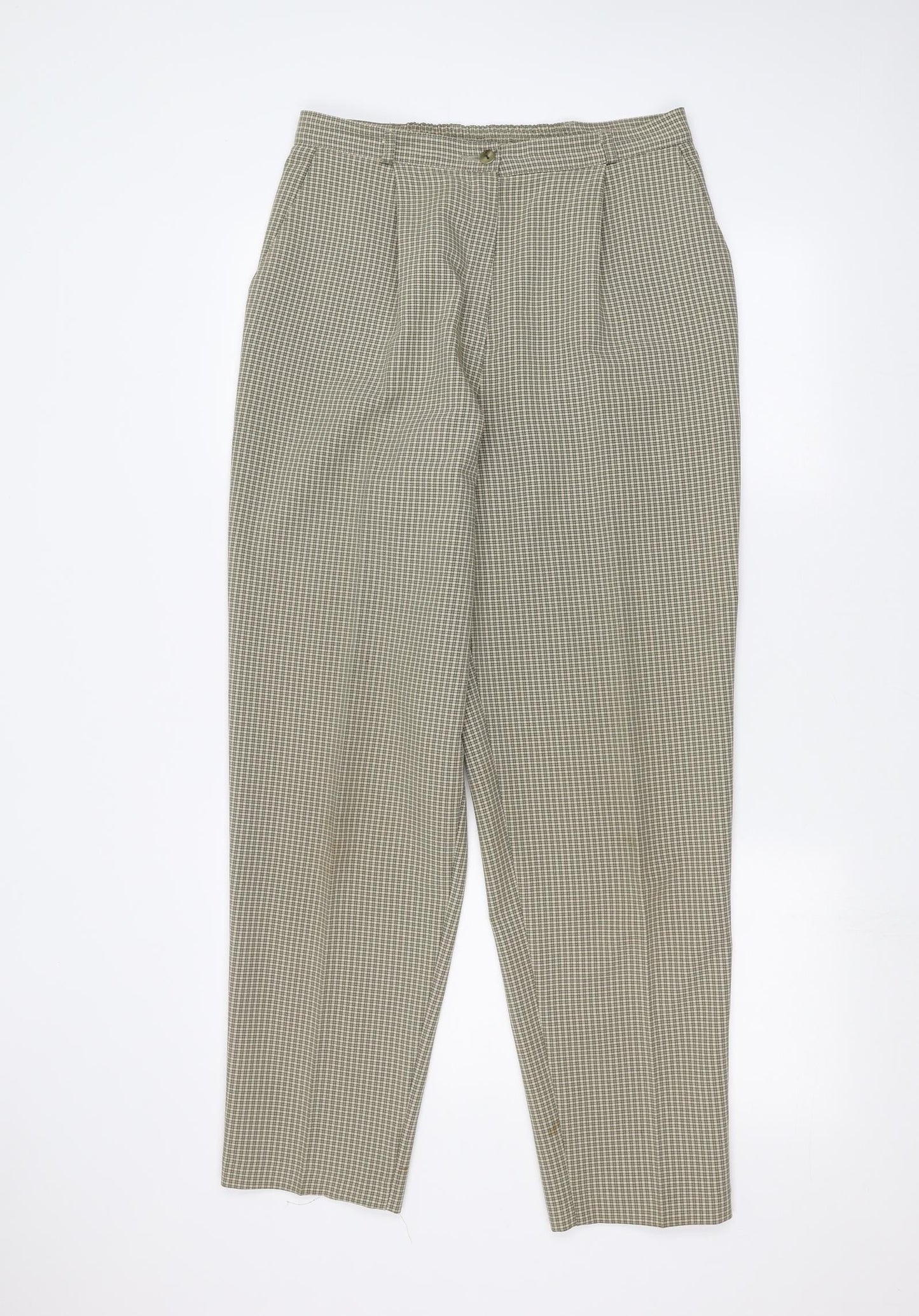 Womens UK Size 14 Marks and Spencer Regular Fit  Brown Trousers