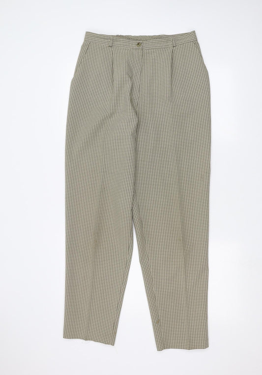 Womens UK Size 14 Marks and Spencer Regular Fit  Brown Trousers
