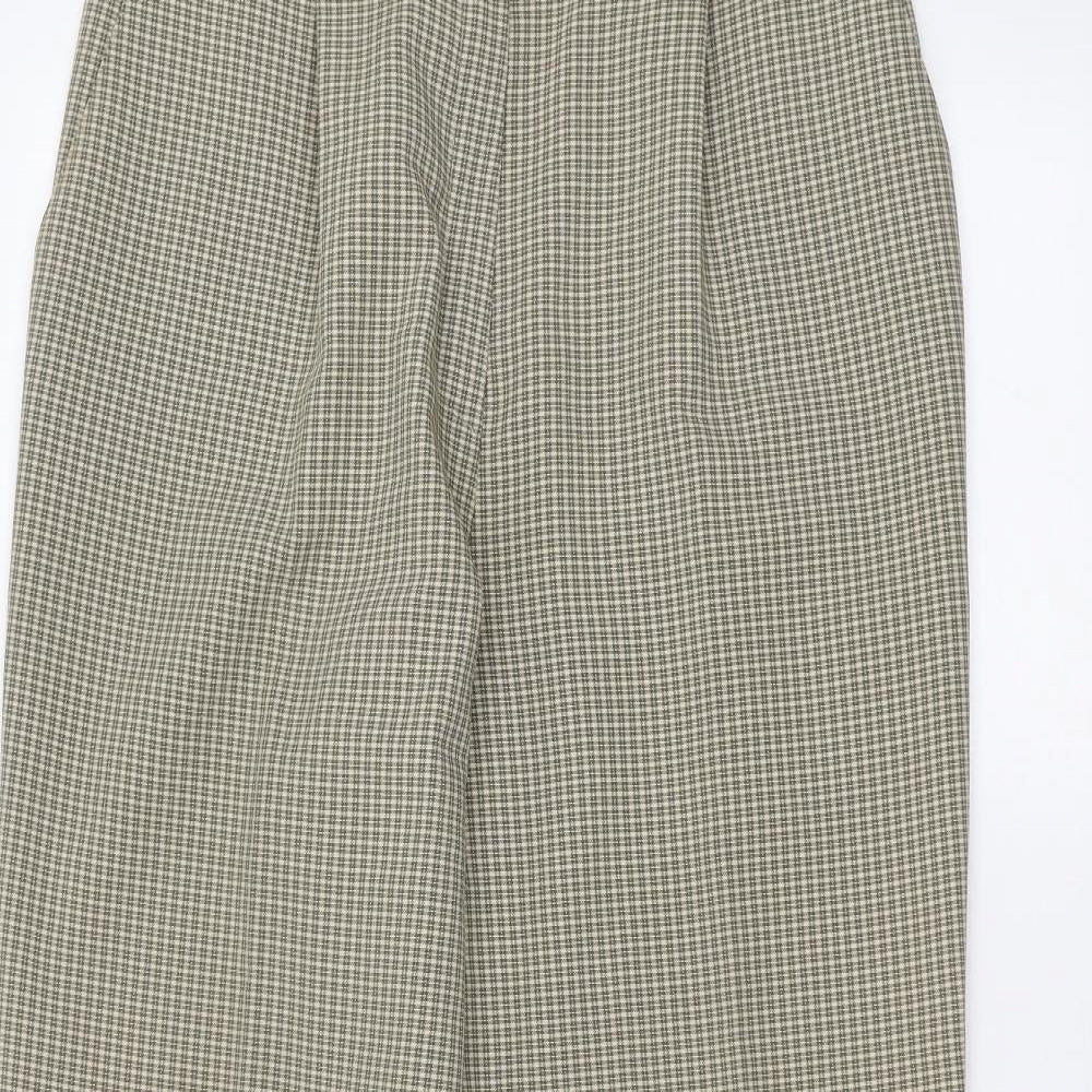 Womens UK Size 14 Marks and Spencer Regular Fit  Brown Trousers