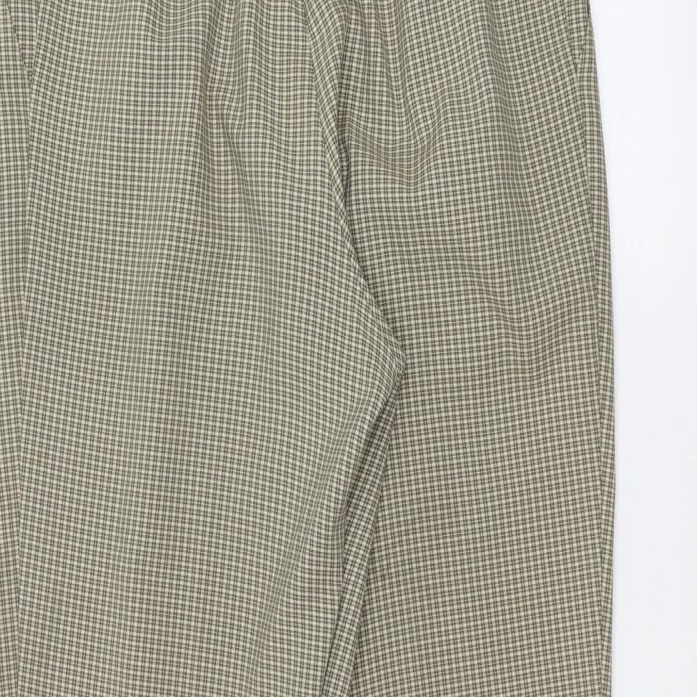 Womens UK Size 14 Marks and Spencer Regular Fit  Brown Trousers
