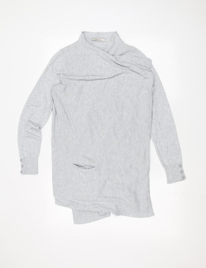 George Womens Grey   Cardigan Jumper Size 10
