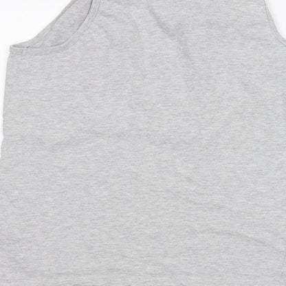 Primark Girls Grey   Basic Tank Size 13-14 Years