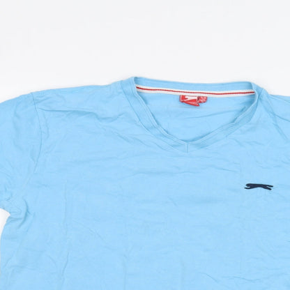 Slazenger Boys Blue   Basic T-Shirt Size 11-12 Years