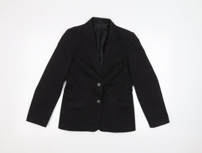 Mens UK Size S Distinctive Black Jacket